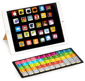 Drevený vzdelávací tablet a magnetická tabuľa ECOTOYS