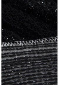 Čierne kúpeľňové predložky v súprave 3 ks 100x60 cm Wave – Foutastic