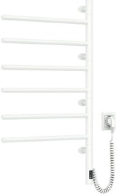 Navin Elektrický otočný sušiak na uteráky s term. ARABESQUE 196W/230V 81,8 cm IP44 biela NV0006