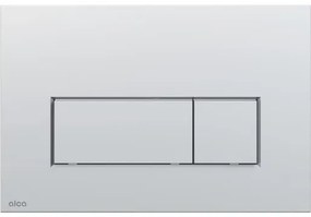 Ovládacie tlačidlo Alca plast chróm mat M572, 1 ks