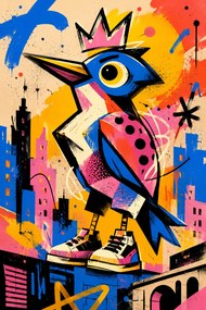 Kráľ hoodu - Metalický obraz 60x40cm