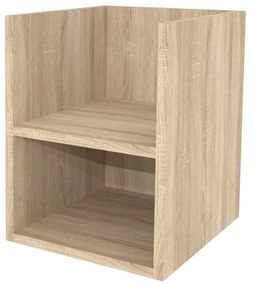 Mereo, Mereo Aira, kúpeľňová skrinka 40 cm, spodná, Multidecor, Dub Bardolino, MER-CN795SDBAR
