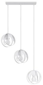 Sollux SL.1085 - Luster na lanku TULOS 3xE27/60W/230V biela