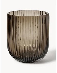 Sklenená váza Simple Stripe, V 14 cm