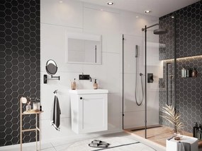 Kúpeľňový nábytok s umývadlom Ibbien V, Farby: biely, Sifón: so sifónom, Umývadlová batéria: nie Mirjan24 5903211081453
