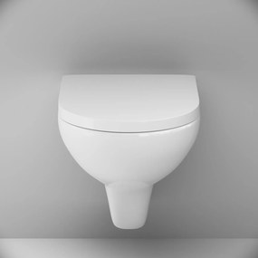 Závesné WC AM.PM Hit CTA1700SC bezokrajové, so sedadlom Microlift, biele