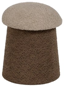 Hnedo-béžový taburet – Ixia