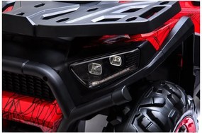LEAN CARS Elektrická štvorkolka XMX607 červená lakovaná Spider
