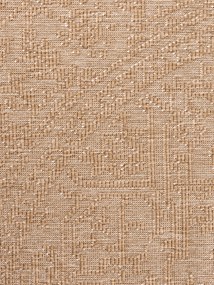 NORTHRUGS, Kusový koberec Duet Kona 106250 Beige/White kruh - na von aj na doma, 160x160 (priemer) kruh, béžová, chodba / predsieň