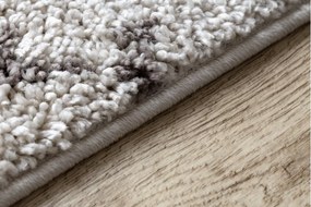 Dywany Łuszczów, Behúň Berber Fez cream, 60x200, biela, obývacia izba