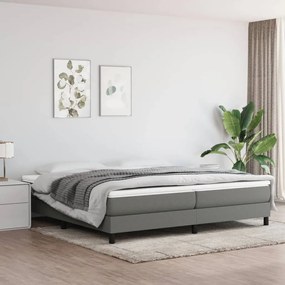 Boxspring posteľ s matracom tmavosivá 200x200 cm látka 3144102