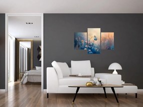 Obraz - Lúka s motýľom (90x60 cm)