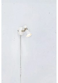 Biele nástenné svietidlo (dĺžka 12 cm) Folie - Markslöjd