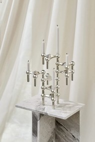 Stoff Nagel Sviečka STOFF Nagel Linen Grey – sada 12 ks