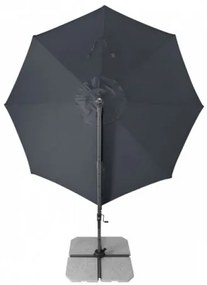 Derby RAVENNA 330 cm - veľký záhradný výkyvný slnečník s bočnou tyčou - 2. akosť (S300)