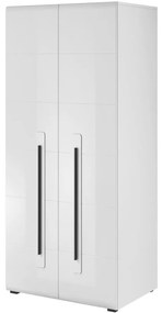 Skriňa Tulsa 18 biela lesklá