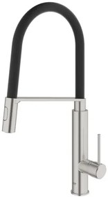 Drezová batéria GROHE Concetto New s vyťahovacou sprškou supersteel 31491DC0