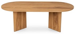 Konferenčný stolík OVAL 60x120 cm hnedá