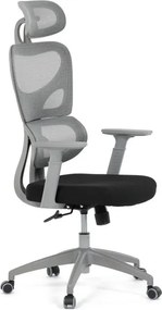 Kancelárska stolička sivá KA-K2081 GREY