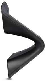 LED Solárne nástenné svietidlo so senzorom LED/7W/3,7V 4000K IP65 4000 mAh čierna