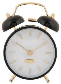 Karlsson 6009BK dizajnový budík čierny, priemer 12cm