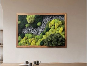 drevko |  Tlačený machový obraz Skalisko  34 x 50 cm