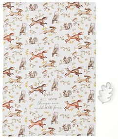 Bavlnená utierka s formičkou v súprave 2 ks 45x65 cm Forest Fable – Cooksmart ®