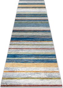 Protišmykový koberec / behúň ANDRE 35950 modrý / žltý