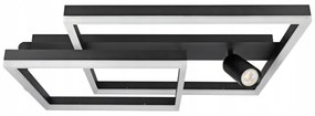 LED stropné svietidlo LED/38W/230V + 1xGU10/30W čierne