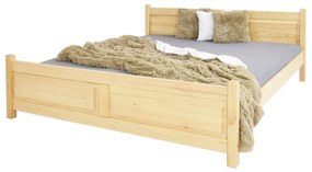 MD Manželská drevená posteľ Etela - borovica Rozmer: 180x200