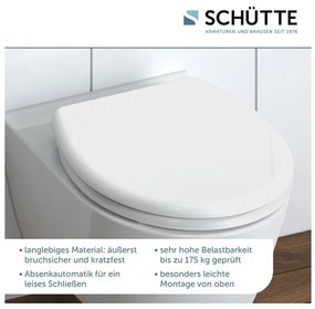 Schütte WC sedadlo z duroplastu (biela)  (100335933)