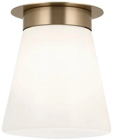 Kichler KL-ALBERS-F-T-CPZ-Stropné svietidlo ALBERS 1xE27/40W/230V, priemer 21,6 cm, bronz