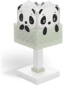 Dalber 63161H - Detská lampička PANDA 1xE14/40W/230V zelená