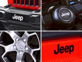 JOKOMISIADA Autíčko na batériu Jeep Wrangler Rubicon PA0223 CZ červený