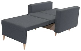 Rozkladacie kreslo/pohovka KENO 1 Tmavo Šedá