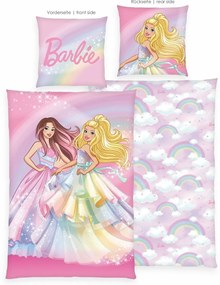 Herding Bavlnené obliečky Barbie, 135 x 200 cm, 80 x 80 cm