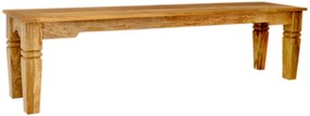 furniture-nabytek.cz - Rustikálna lavica z masívu mango 175x40