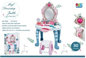 RAMIZ Toaletný stolík pre princeznú + doplnky