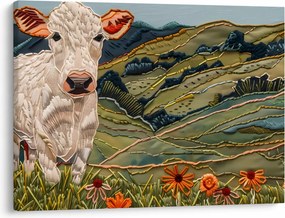 Obraz - Imitácia pleteného motívu (70x50 cm)