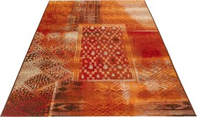 Obsession, AKCIA: 💧🛡️160x230 cm Kusový koberec My Gobelina 644 multi – na von aj na doma + aplikovaná impregnácia, oranžová, chodba / predsieň