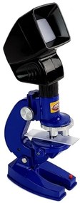 LEAN TOYS Mikroskop - až 450 x zväčšenie - modrý