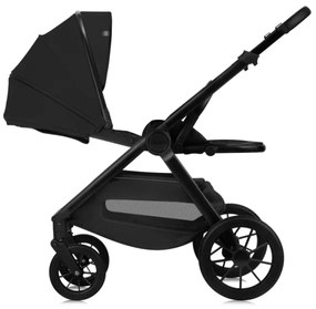 Lionelo - Kombinovaný kočík 3 v 1 LAYLA Čierny ónyx