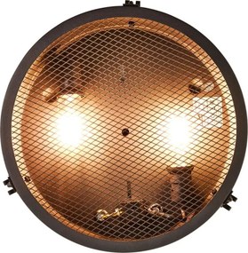 Brilliant - Stropné svietidlo ZOIS 2xE27/28W/230V pr. 34 cm čierna