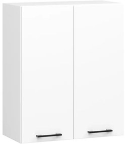 Kuchynská linka OLIVIA V720 2.4 m s vitrínou biela