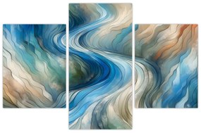 Obraz - Abstraktný prúd (90x60 cm)