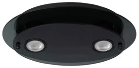 Lucide 79181/02/30 - Stropné svietidlo OKNO 2xGU10/5W/230V čierna