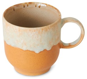 HK living Kameninový hrnček café mug 70's Dunes 250 ml