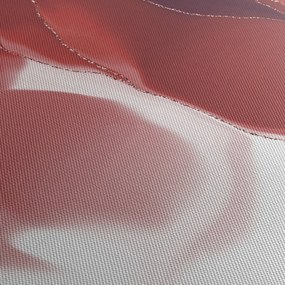 Obraz - Červená abstraktná kvetina N⁰3 (150x105 cm)