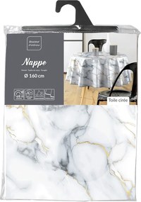 Umývateľný obrus ø 160 cm Marquina – douceur d'intérieur