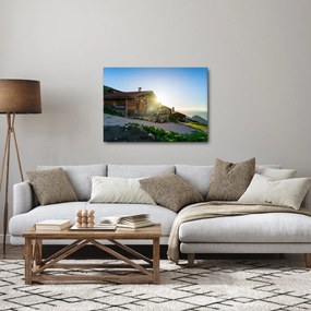 Obraz - Ráno v alpách, Tirolsko (70x50 cm)